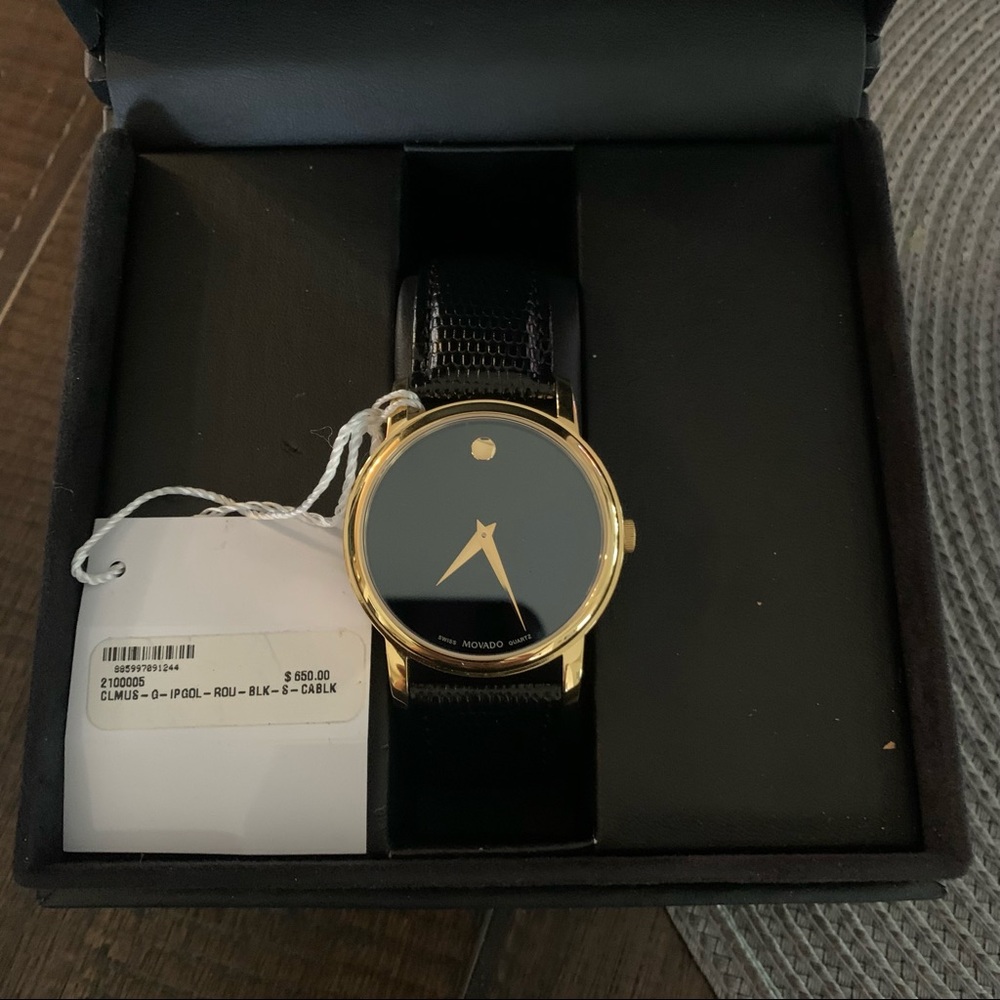 Great Father's Day Gift - Men's Movado timepiece.